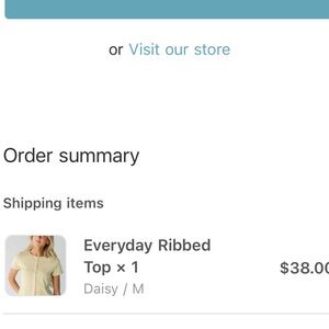 Called to Surf ribbed yellow button top